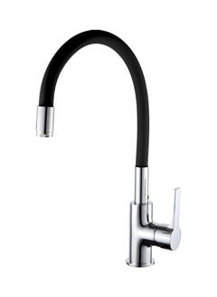 DIME Kitchen Sink Mixer With Stainless Steel Flexible Hose Black 
