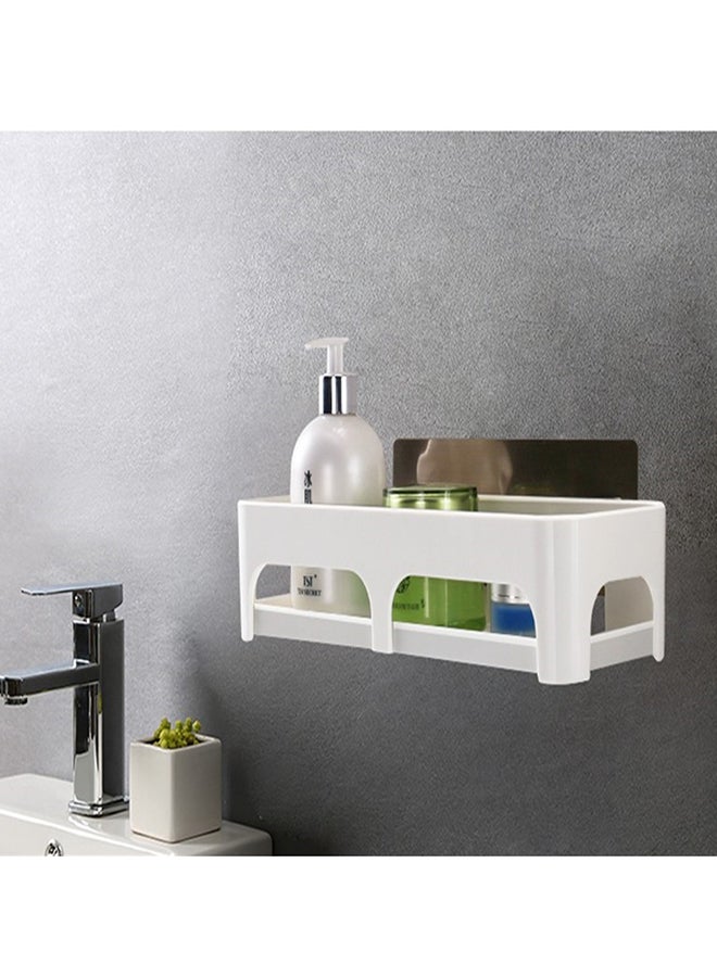 Plastic Dish Drainer Rack Home Kitchen Organiser White 6.8cm - Image 2