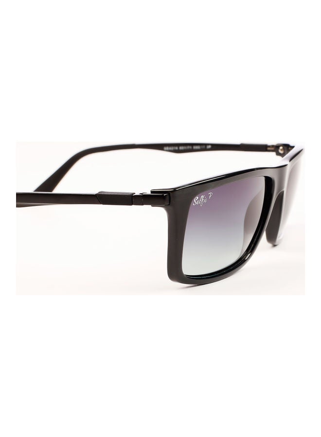 selfie Men's Rectangle Sunglasses SE4214-001 - Image 3