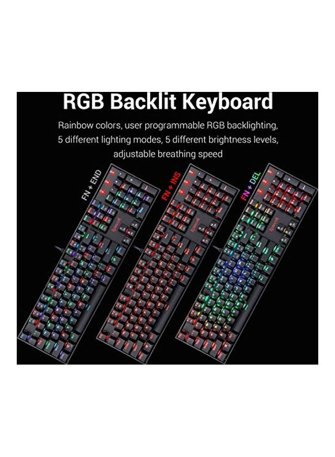 REDRAGON - K551-RGB-BA Mechanical Gaming Keyboard And Mouse Combo - Image 1