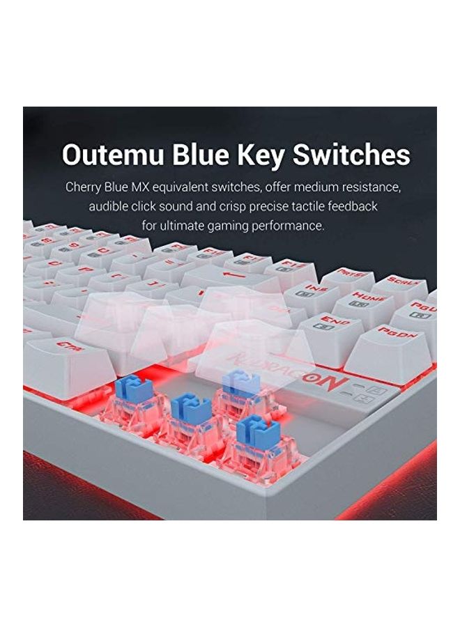 K552 RED Backlit Mechanical Gaming Keyboard - wired