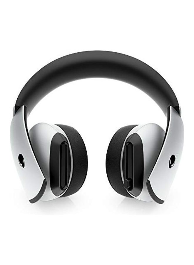 Alienware - Alienware 7.1 PC Gaming Headset AW510H (Lunar Light): 50 mm Hi-Res Drivers Noise Cancelling Mic - Multi-Platform Compatible (PS4, Xbox One, Switch) - wireless - Image 1