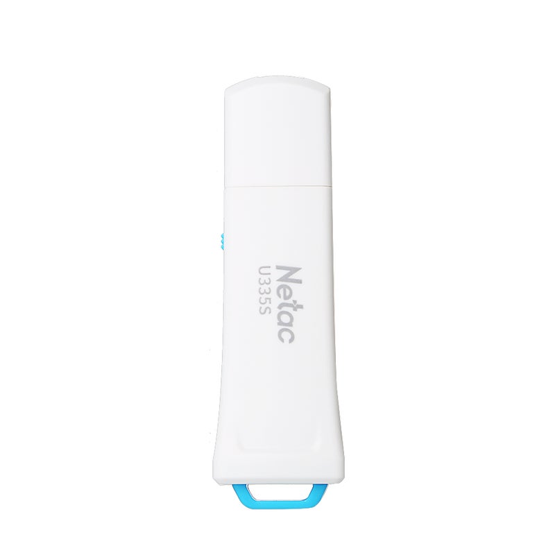 Netac - U335S 128GB Write Protect USB3.0 Memory USB Flash  Drive Disk C4838-128GB-L White - Image 1