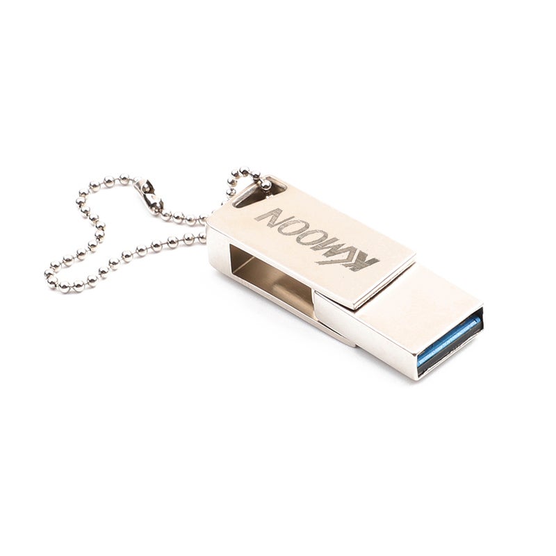 KKmoon 32GB Mini Portable Type-C USB3.0 Flash Pen Drive C8247-32-L Silver  - Image 1