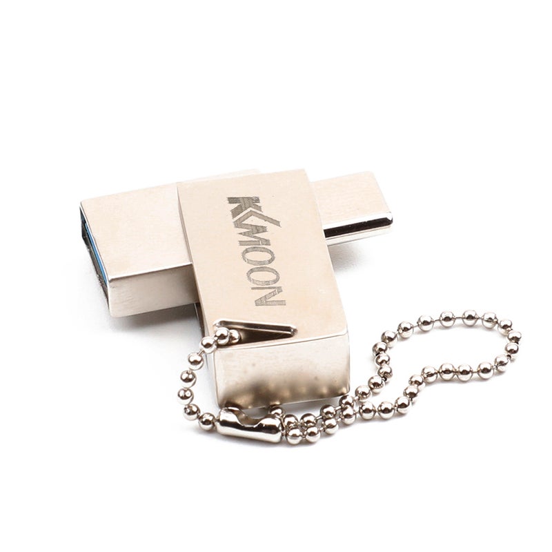 KKmoon 32GB Mini Portable Type-C USB3.0 Flash Pen Drive C8247-32-L Silver  - Image 2