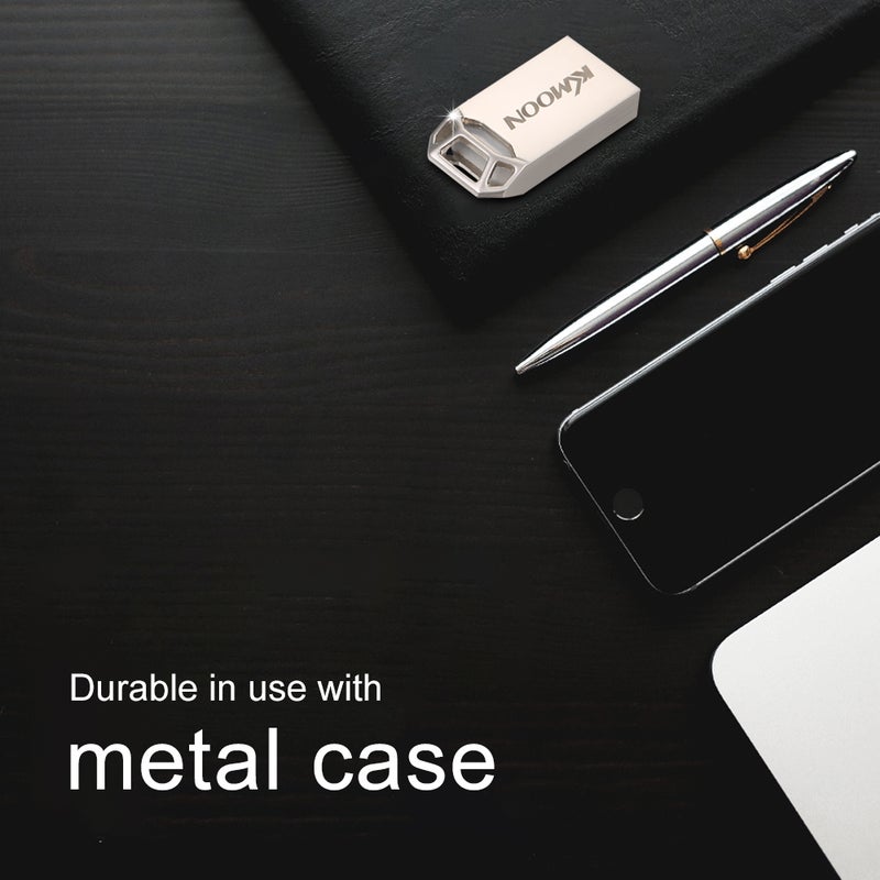 KKmoon 32GB Mini Portable USB3.0 Flash Pen Drive For PC Laptop C8246-32-L Silver  - Image 4