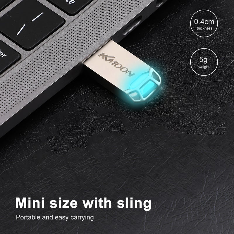 KKmoon 32GB Mini Portable USB3.0 Flash Pen Drive For PC Laptop C8246-32-L Silver  - Image 3