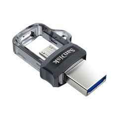 سانديسك فلاش درايف OTG صغير الحجم وسريع من نوع DD3 بمنفذ USB3.0 سعة 16 جيجابايت C6979-16-L أسود وفضي  - Image 4