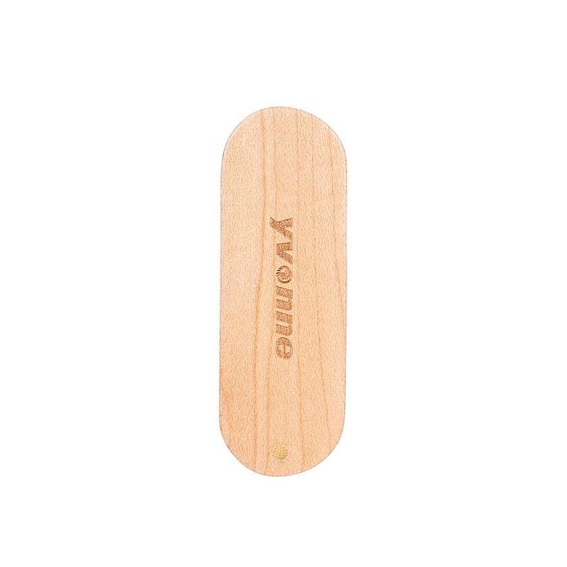 yvonne 64GB Memory Wooden Rotatable USB Pen Drive C6717-64-L Brown  - Image 1