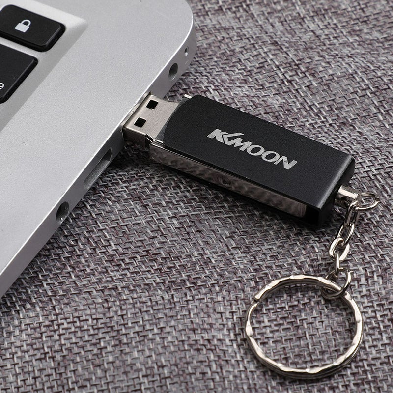 CW10290 32/64/128GB Optional Memory Mini Portable USB2.0 Pen Drive With Key Ring C7192B-128-L Black  - Image 4