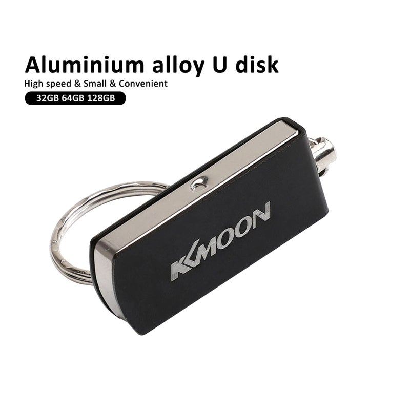 CW10290 32/64/128GB Optional Memory Mini Portable USB2.0 Pen Drive With Key Ring C7192R-128-L Red  - Image 2