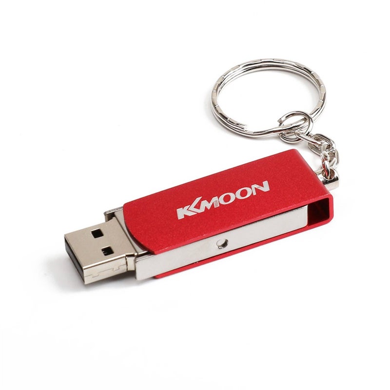 CW10290 32/64/128GB Optional Memory Mini Portable USB2.0 Pen Drive With Key Ring C7192R-32-L Red  - Image 1