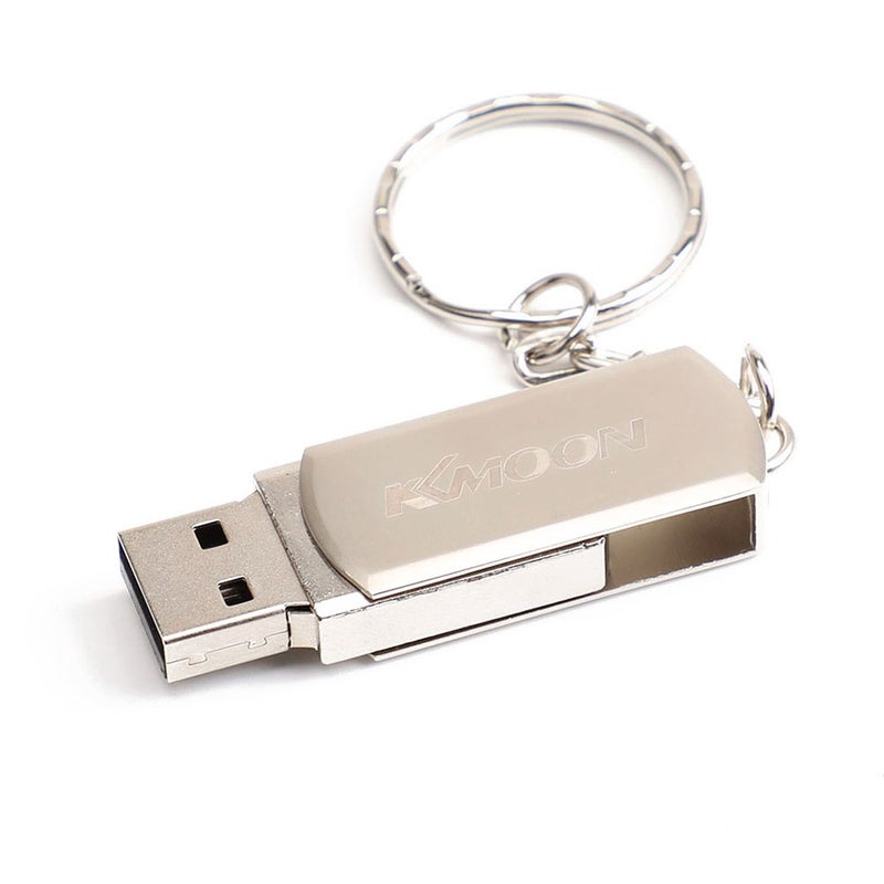 CW10060 128GB Memory Mini Portable USB2.0 Pen Drive With Key Ring C7191S-L Silver  - Image 2