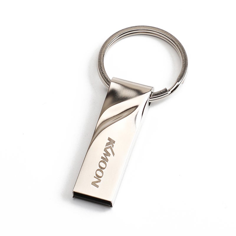 CW10292 32GB/64GB Zinc Alloy Waterproof USB 2.0 Pen Drive With Key Ring C7172S-64-L Silver  - Image 4