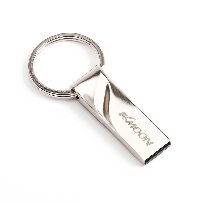 CW10292 32GB/64GB Zinc Alloy Waterproof USB 2.0 Pen Drive With Key Ring C7172S-64-L Silver  - Image 5