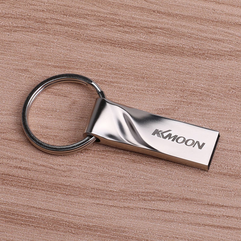 CW10292 32GB/64GB Zinc Alloy Waterproof USB 2.0 Pen Drive With Key Ring C7172S-32-L Silver  - Image 4