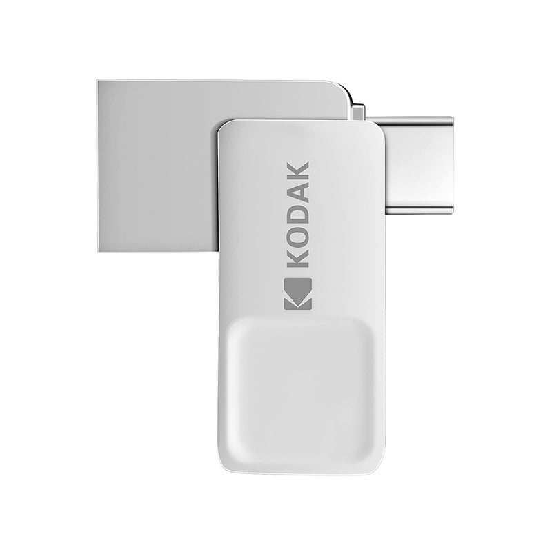 Kodak K223C 32GB Metal Mini Portable Type-C USB3.1 Pen Drive C6687-32-L Silver  - Image 5