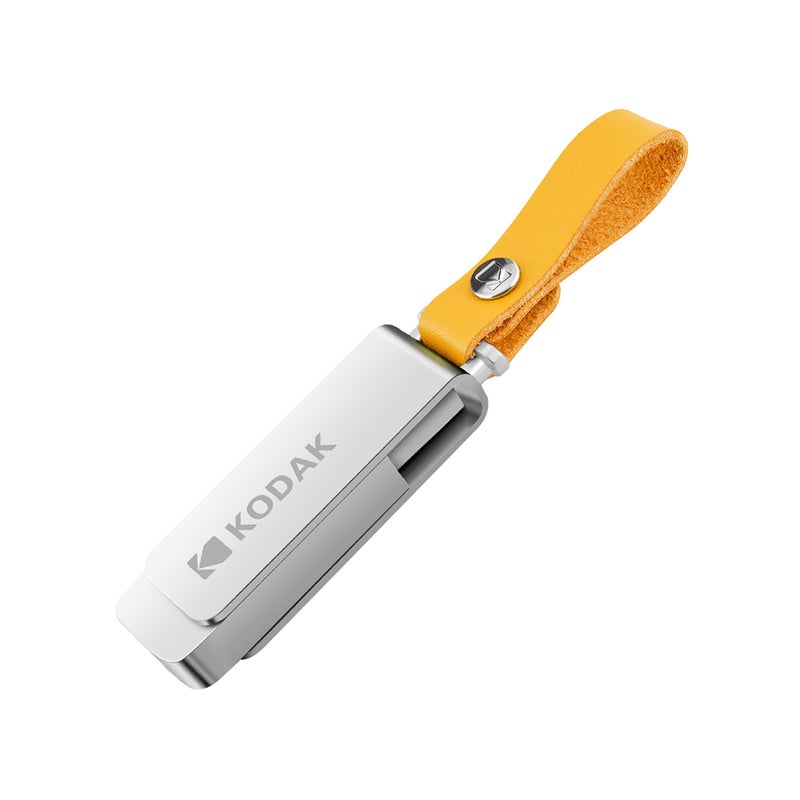 Kodak K133 256GB Metal Portable Waterproof Mini USB3.0 Flash Pen Drive With Sling C6681-256-L Silver  - Image 1