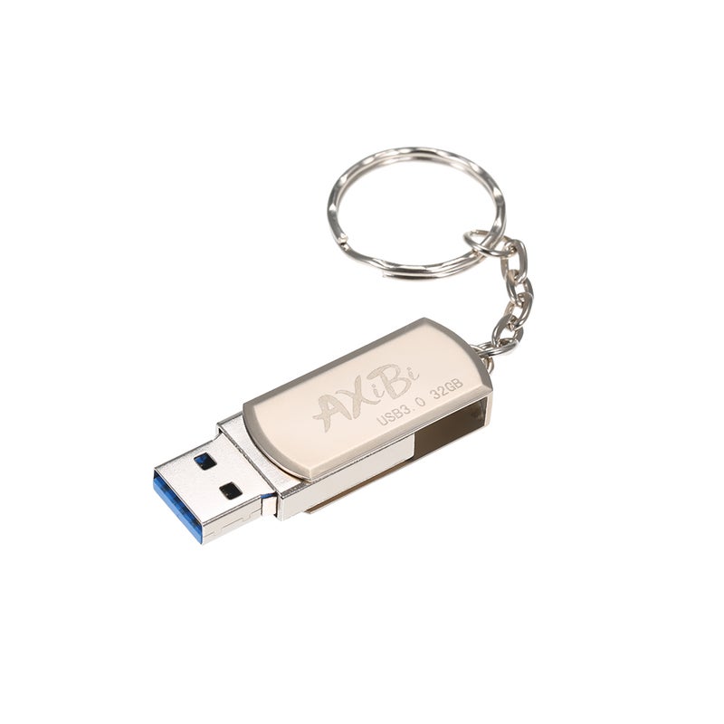 32GB Mini Portable USB3.0 Pen Drive C6649-32-L Silver - Image 1