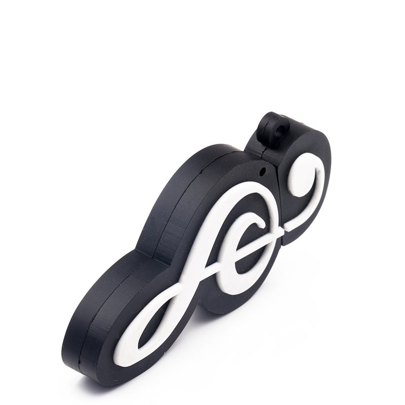 16GB/32GB Cute Musical Music Note Shape USB 2.0 Pen Drive C6261B-16-L Black - Image 4