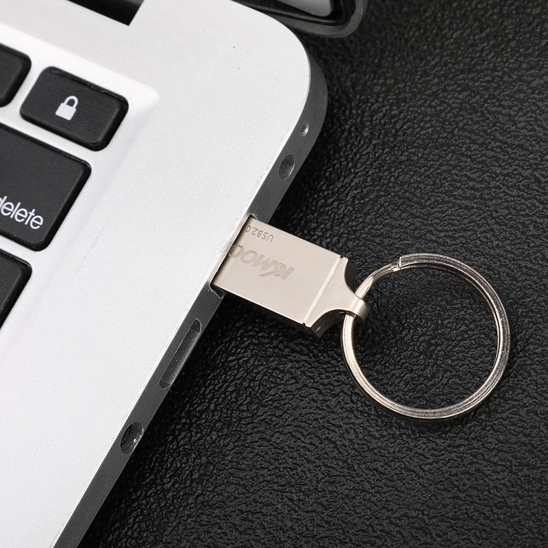 فلاش درايف USB محمول صغير للتخزين الخارجي سعة 16 جيجابايت/32 جيجابايت/64 جيجابايت C6245-16-L فضي - Image 1