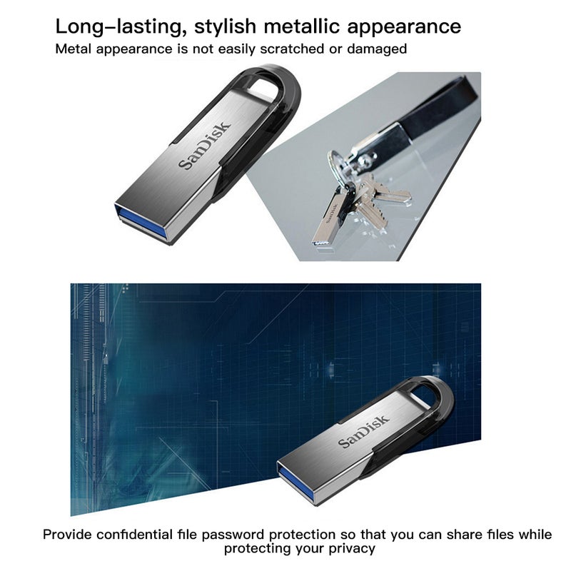 64GB/32GB/16GB Memory USB 3.0 Flash Pen Drive C5998-2-L Silver - Image 5
