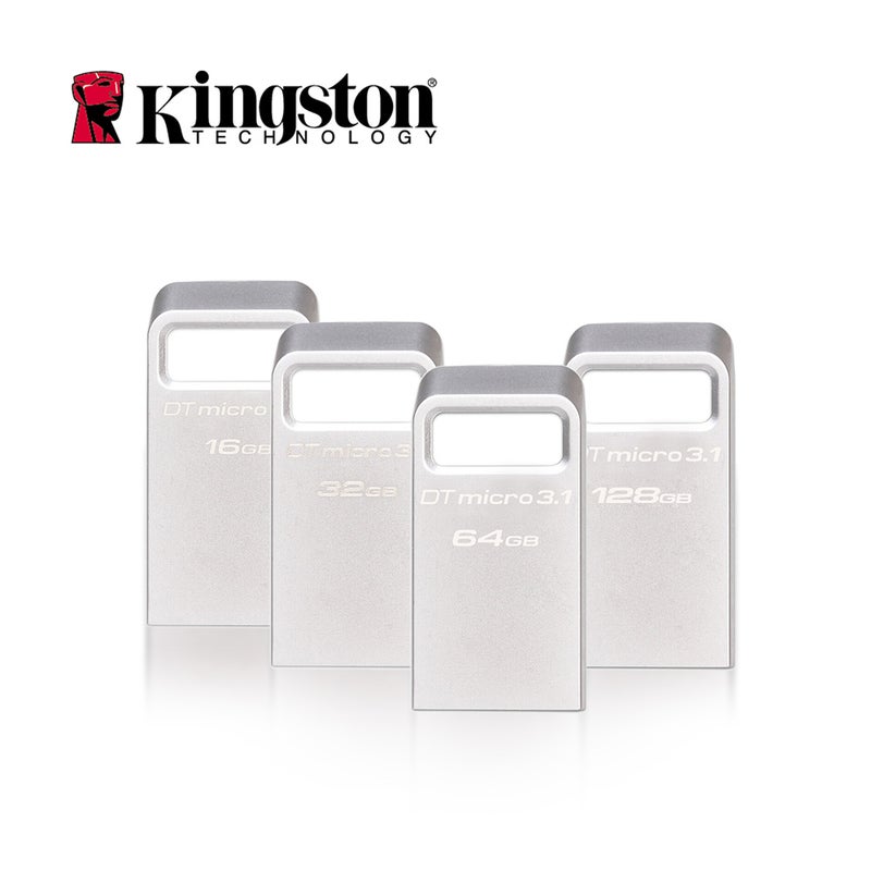 Kingston - DTMC3 32GB Memory 100MB/s High Speed USB Flash Drive C5632-32GB-L Silver - Image 1