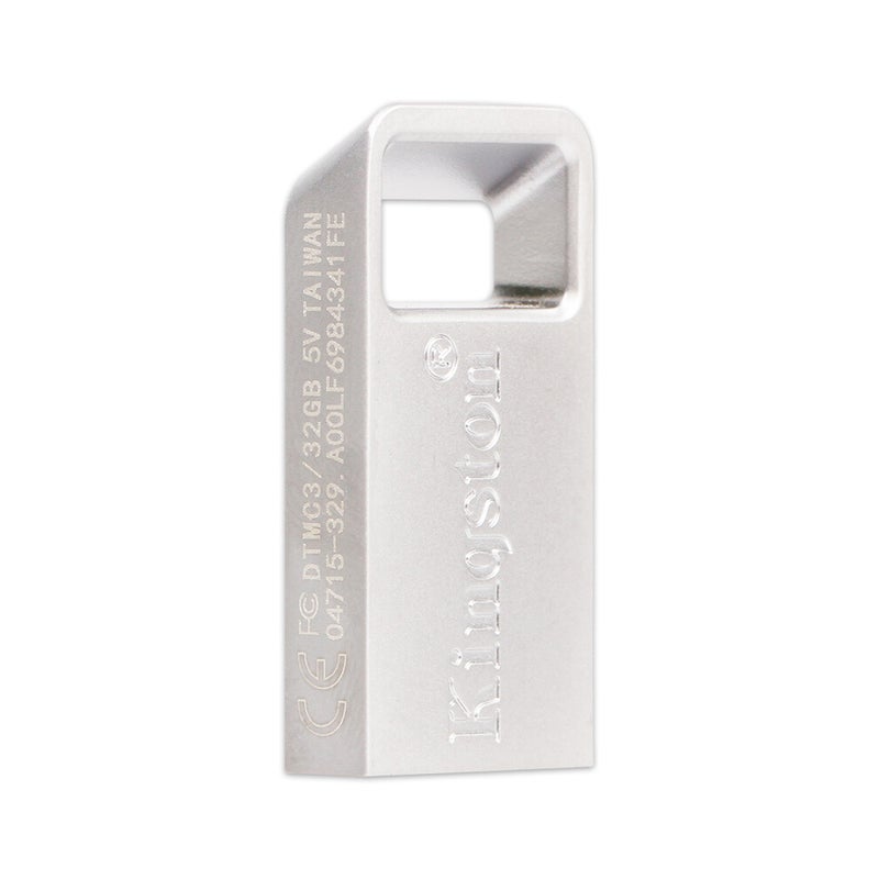 Kingston - DTMC3 32GB Memory 100MB/s High Speed USB Flash Drive C5632-32GB-L Silver - Image 1