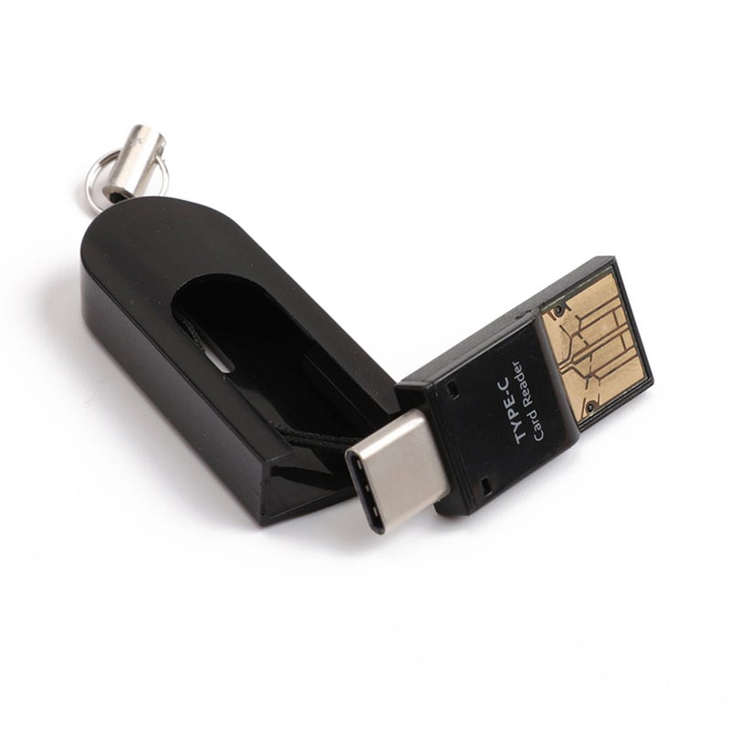 32GB Portable Type-C USB 2.0 Flash Drive C5522B-32-L Black - Image 2