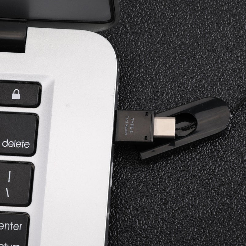 32GB Portable Type-C USB 2.0 Flash Drive C5522B-32-L Black - Image 3