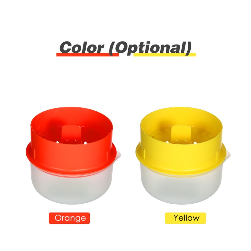 Egg-yolk Separator With Strainer Orange/White 13 x 7 x 13cm  - Image 4