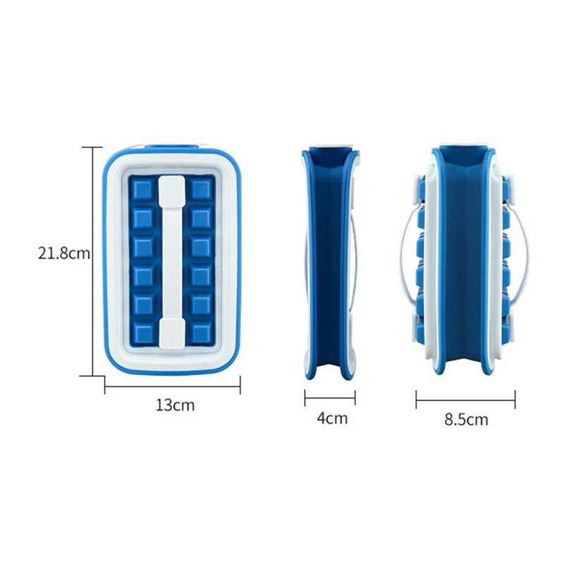 18-Piece Ice Cube Tray Dark Blue/White 22 x 5 x 13.5cm - v1605173762/N41401431A_4