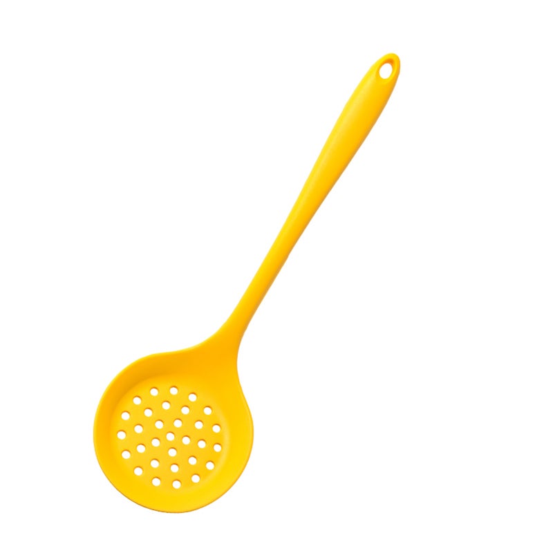 8-Piece Silicone Utensil Set With Storage Barrel Yellow 33 x 10 x 10cm - Image 3