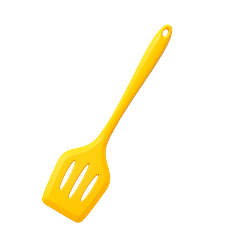 8-Piece Silicone Utensil Set With Storage Barrel Yellow 33 x 10 x 10cm - Image 4