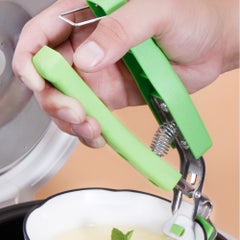 Generic Stainless Steel Anti-Scald Gripper Clip Clamp Green 17 x 2.5 x 4cm  - Image 5