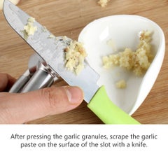 Generic 304 Stainless Steel Garlic Press Masher Silver 22 x 7 x 9cm  - Image 5