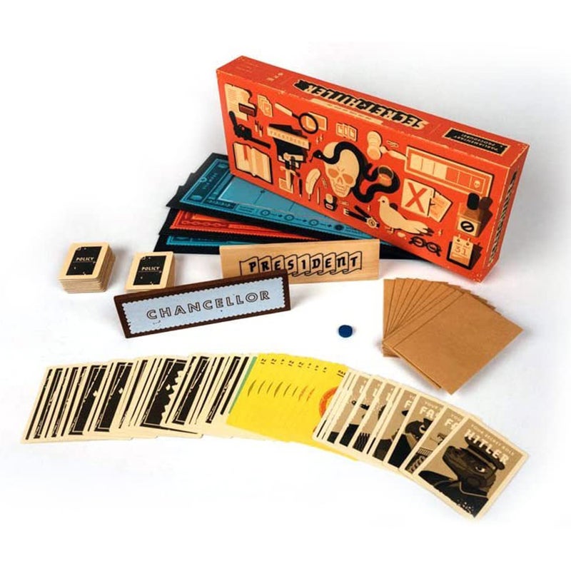 لعبة بطاقات "Secret Hitler Hidden Roles" مناسبة للحفلات 38 x 5.3 x 15.2سم - Image 5