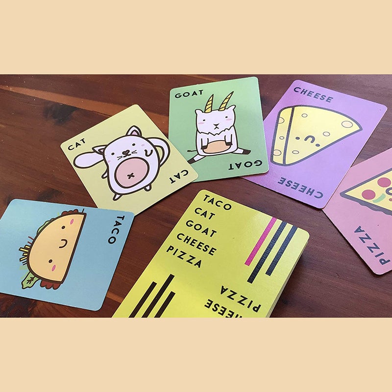Taco Cat Goat Cheese Pizza Social Card Game For Children 9 x 2.5 x 6.5cm - Image 4