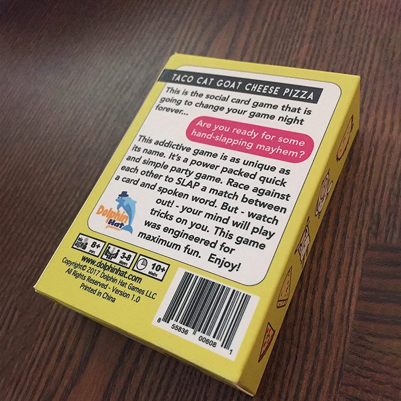 Taco Cat Goat Cheese Pizza Social Card Game For Children 9 x 2.5 x 6.5cm - Image 5