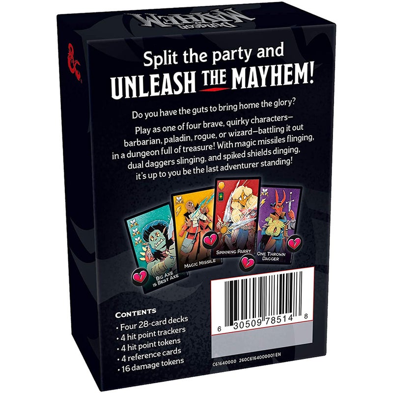 Actionpacked Dungeon Mayhem Card Game For Children 14 x 4 x 10.5cm