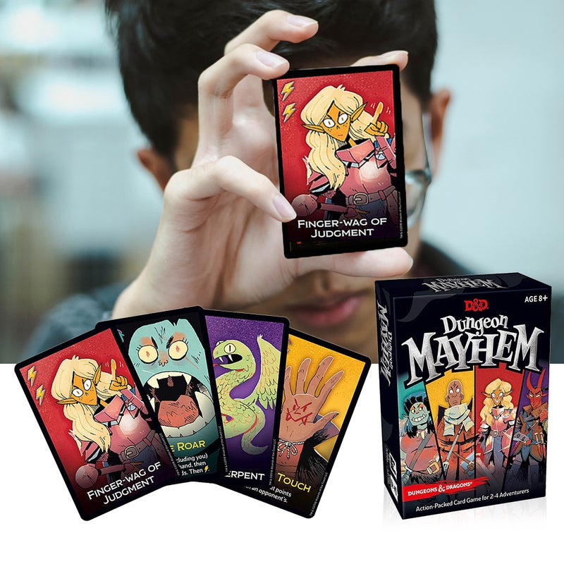 Actionpacked Dungeon Mayhem Card Game For Children 14 x 4 x 10.5cm