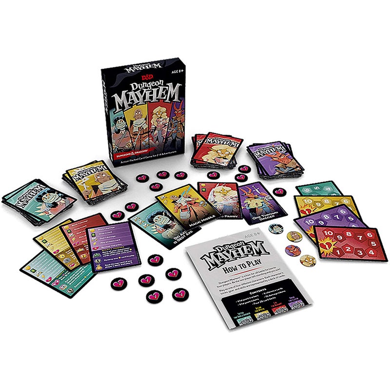 Actionpacked Dungeon Mayhem Card Game For Children 14 x 4 x 10.5cm