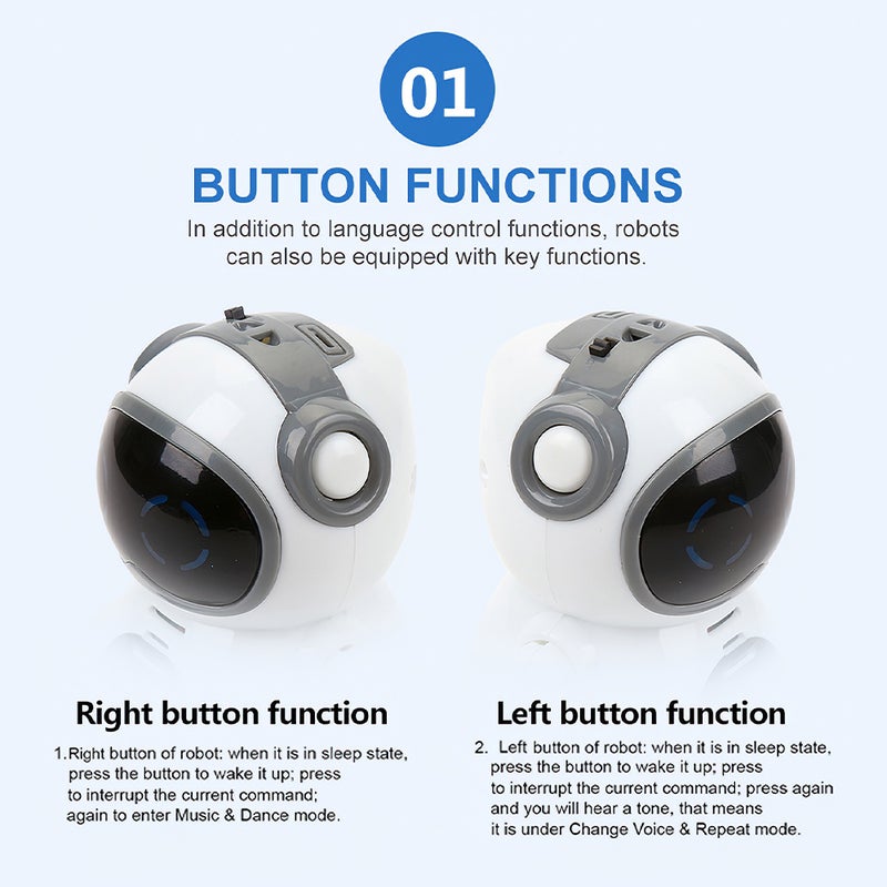 Generic - 939A Mini Pocket Robot Toy 15.5 x 5.7 x 11.5cm - Image 1