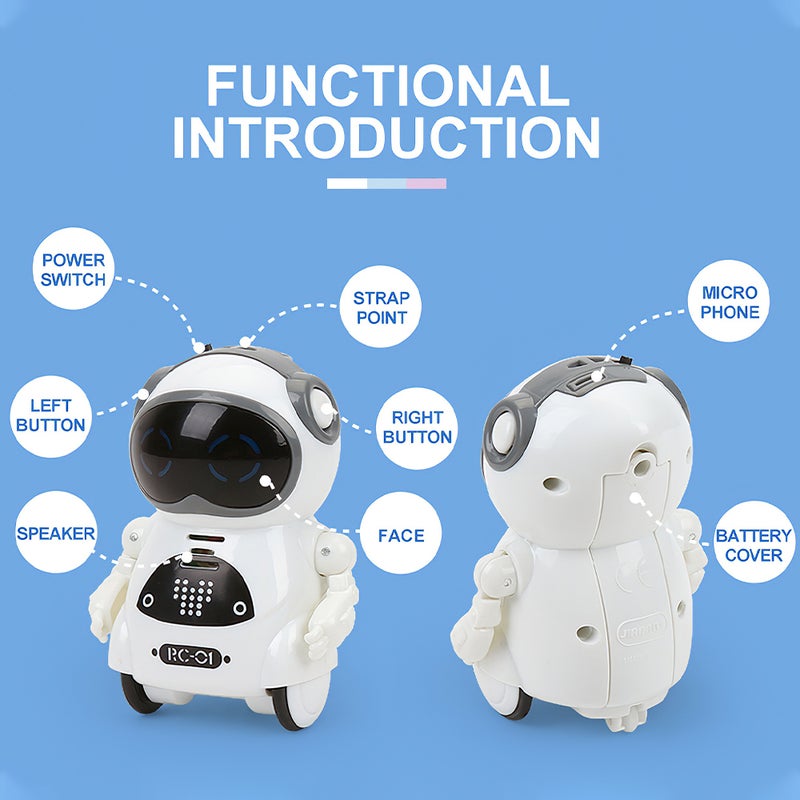Generic - 939A Mini Pocket Robot Toy 15.5 x 5.7 x 11.5cm - Image 1
