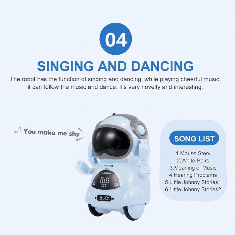Generic - 939A Mini Pocket Robot Toy 15.5 x 5.7 x 11.5cm - Image 1