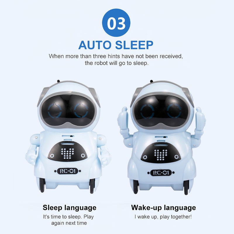 Generic - 939A Mini Pocket Robot Toy 15.5 x 5.7 x 11.5cm - Image 1