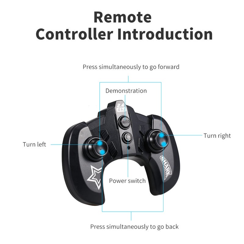 K23 Mini RC Shark Remote Control Toy 35 x 17.8 x 19cm - Image 2