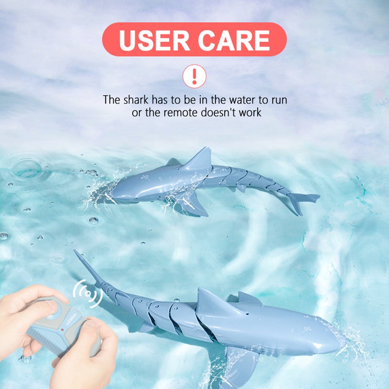 Mini RC Shark Remote Control Toy 20.4 x 11.2 x 15.2cm