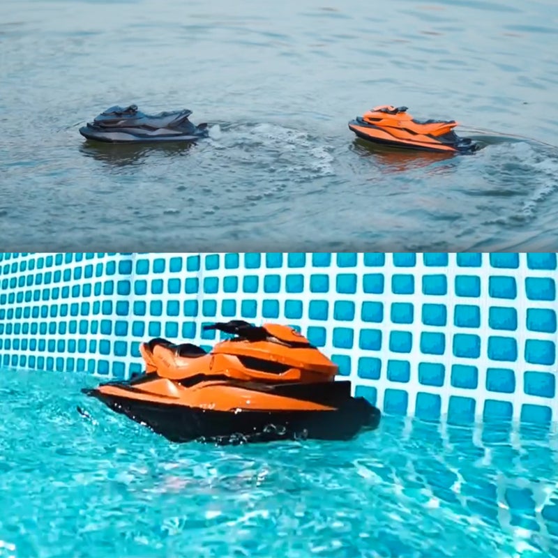 Generic - 2.4Ghz Automatically Start High/Low Speed Motorboat Toy 27 x 12.5 x 15.7cm - Image 1