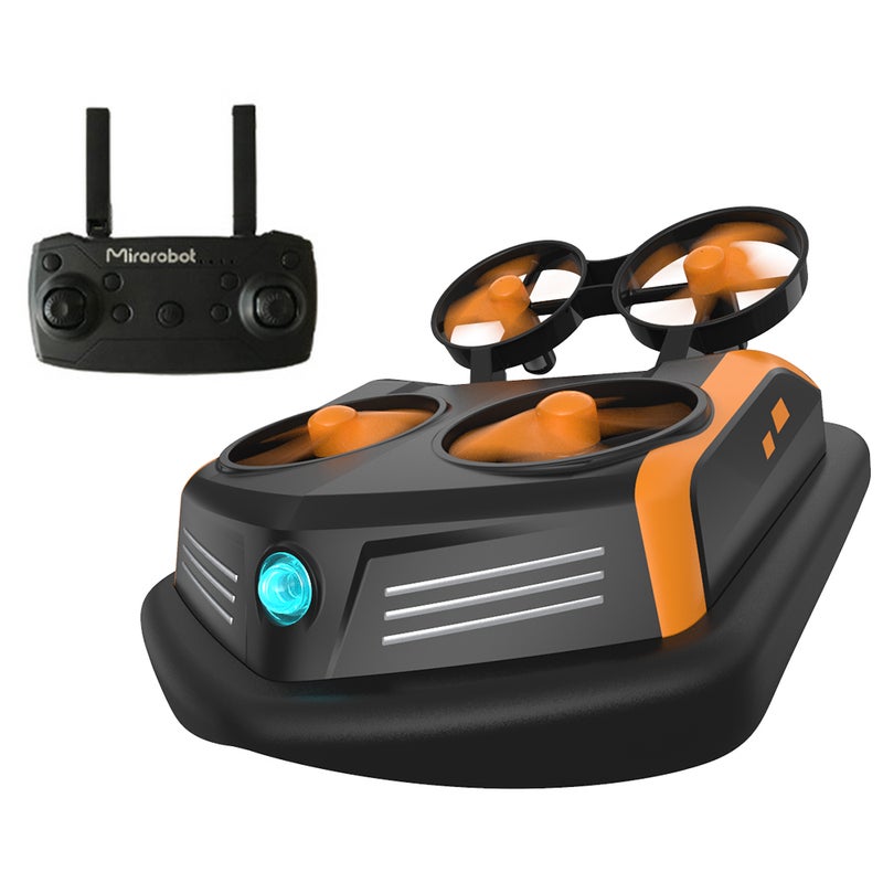 null - Mirarobot Domain S200 Mini Drone Remote Control Boat 23 x 8.5 x 19cm - Image 1